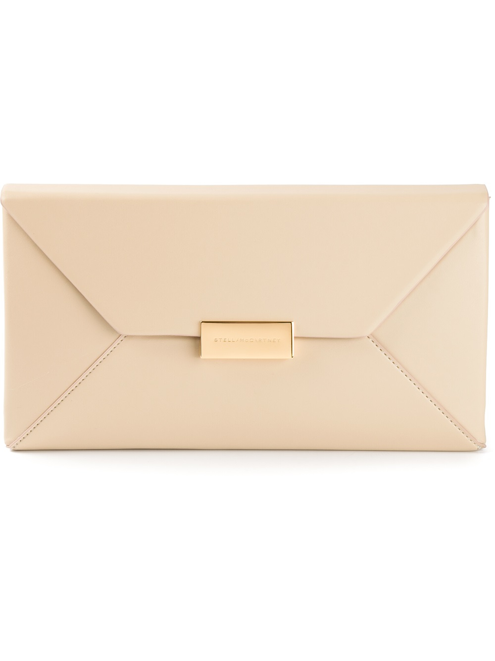 beige envelope clutch