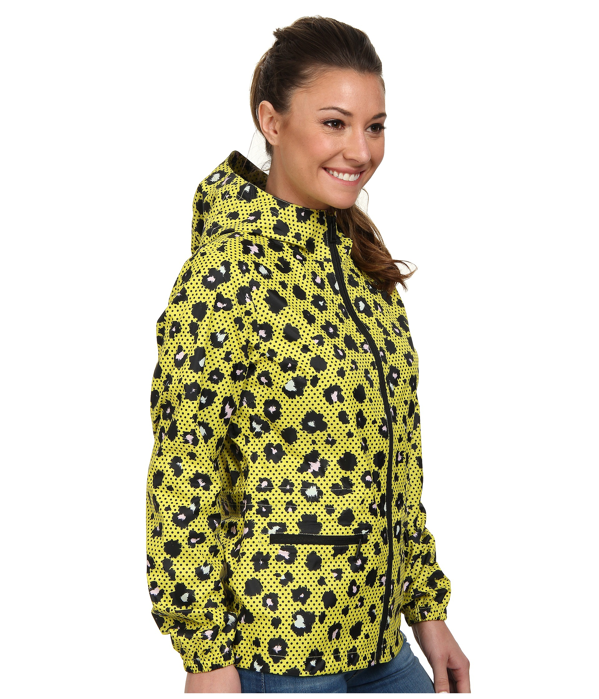 north face women's rain jacket yellow