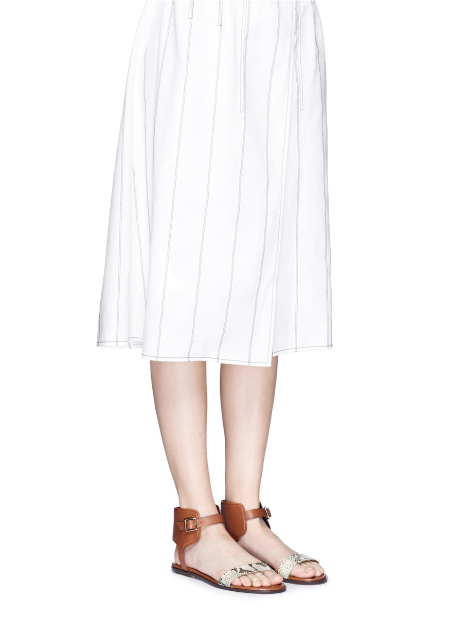 cole haan barra flat sandal