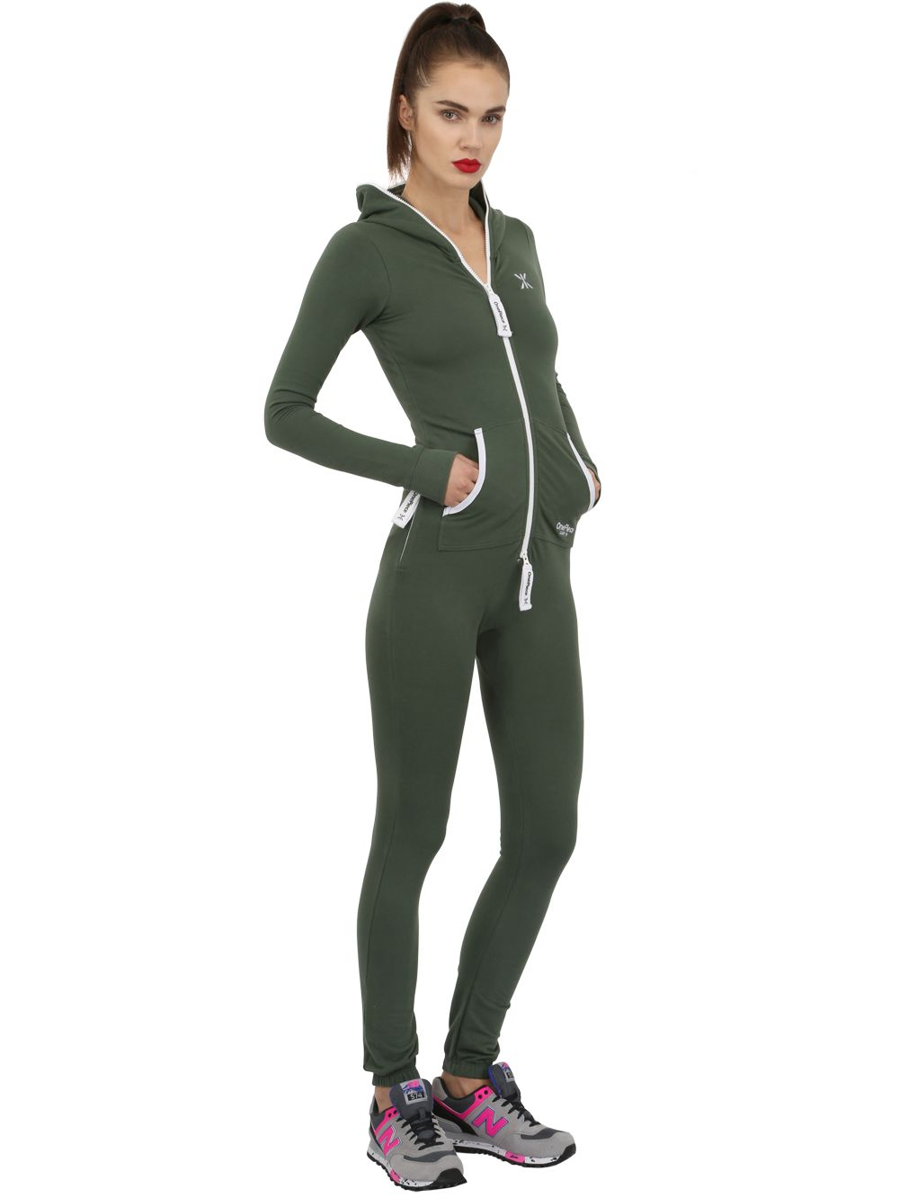 cotton stretch jumpsuit