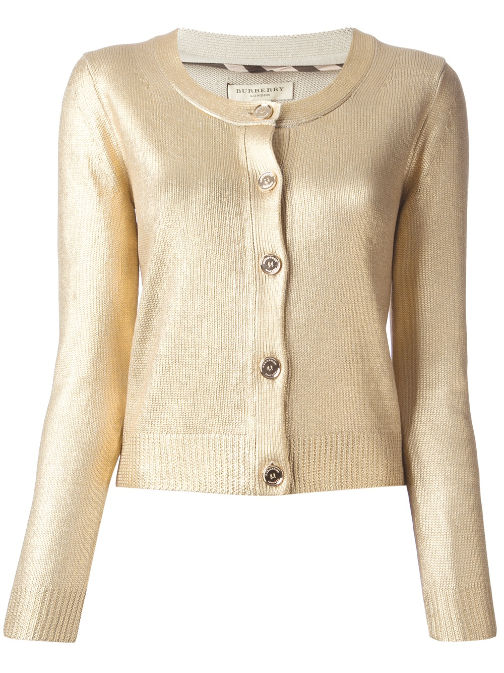 burberry sweater gold