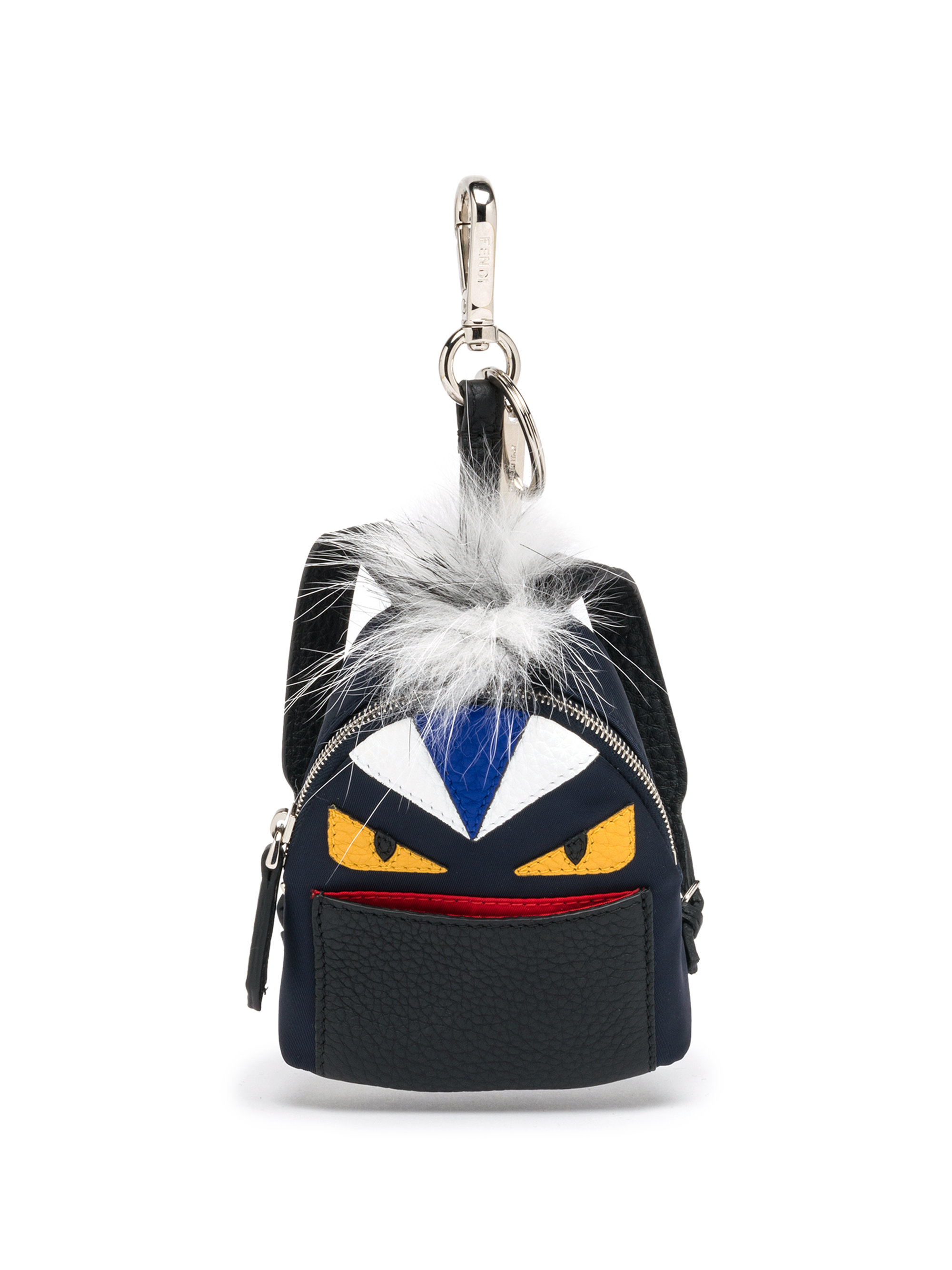 Fendi Mini Fur Backpack Charm in Black for Men (blackmulti) Lyst