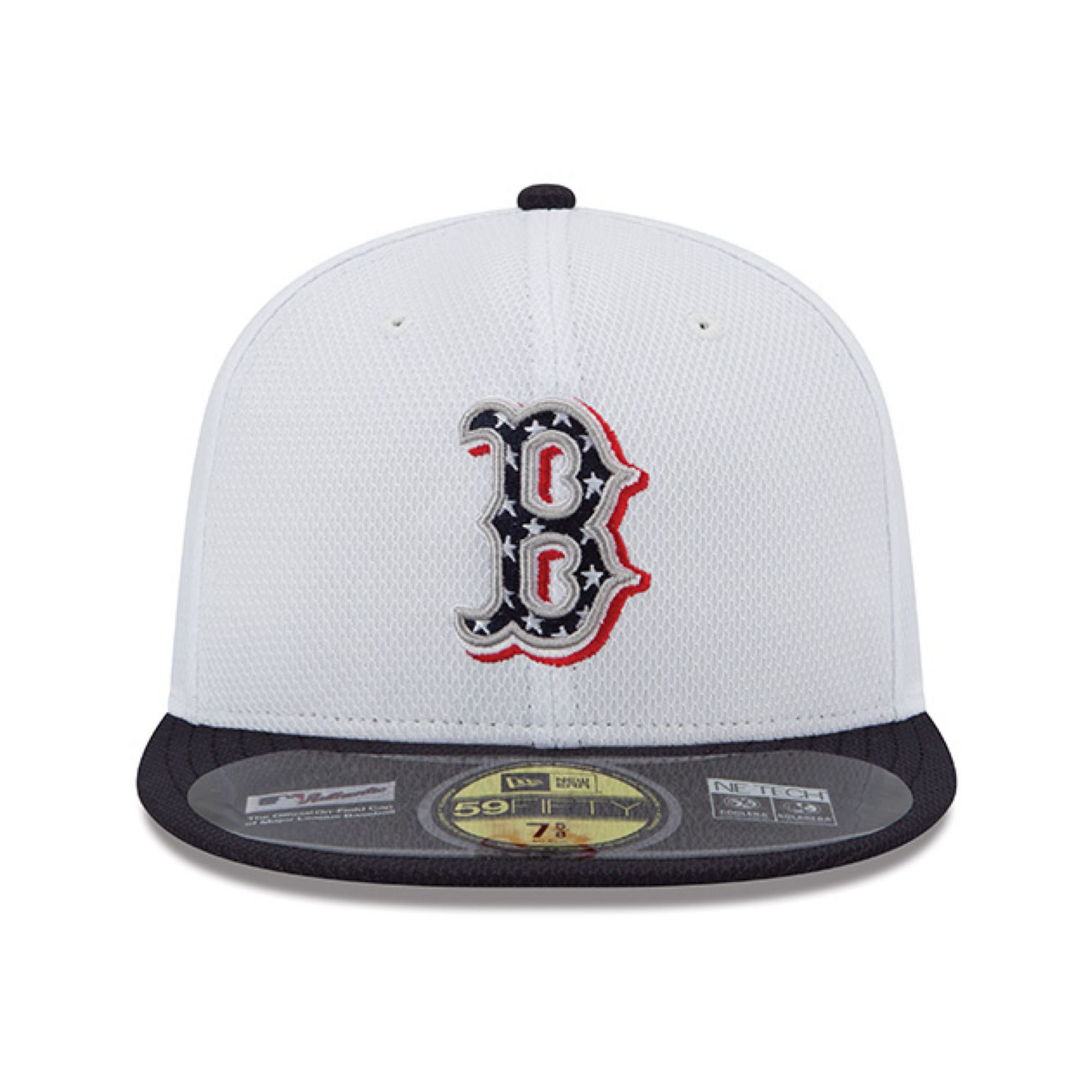 KTZ Boston Red Sox Mlb White And Black 59fifty Cap for Men