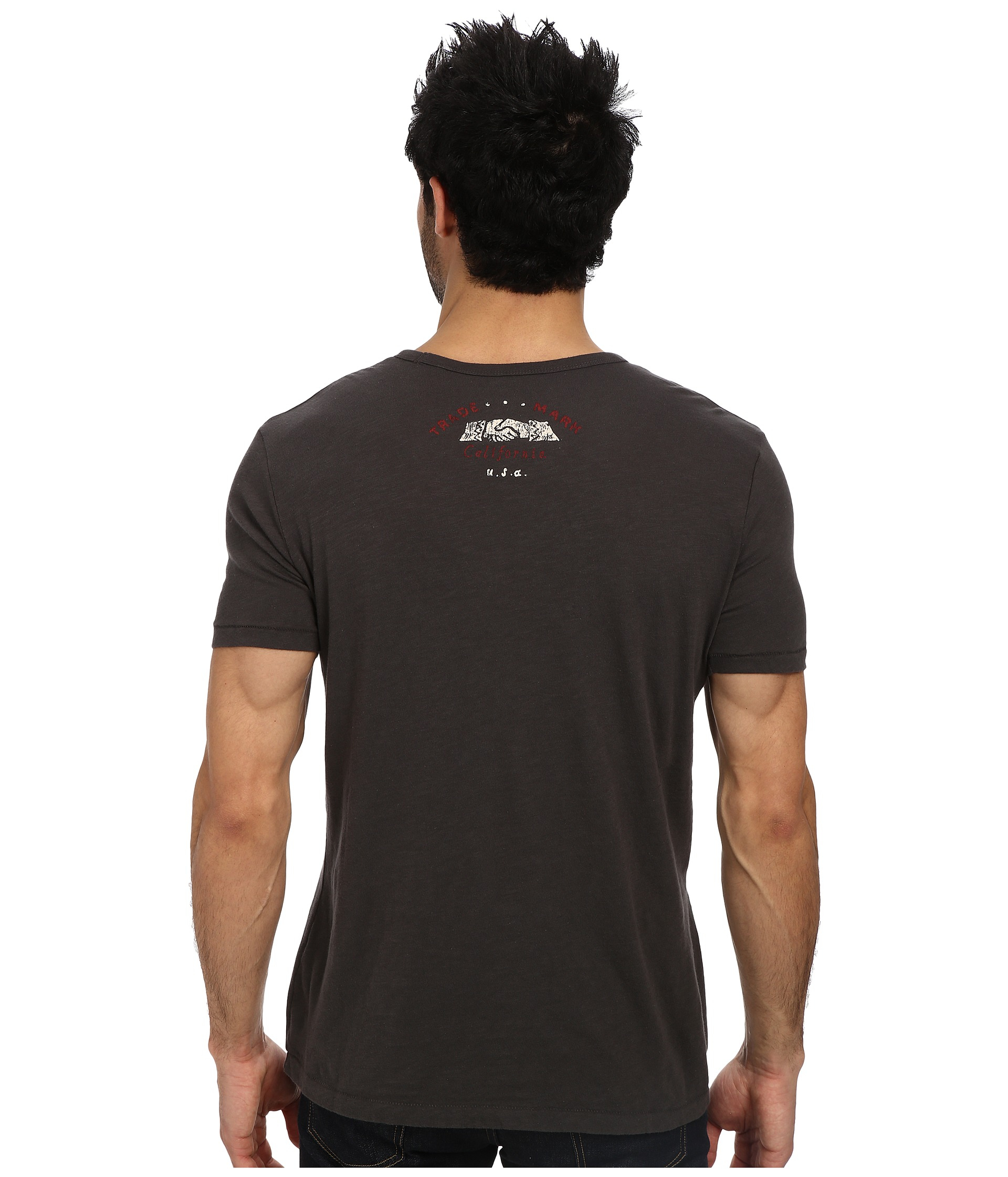 Lucky Brand Denim Graphic Tee in Black for Men Lyst