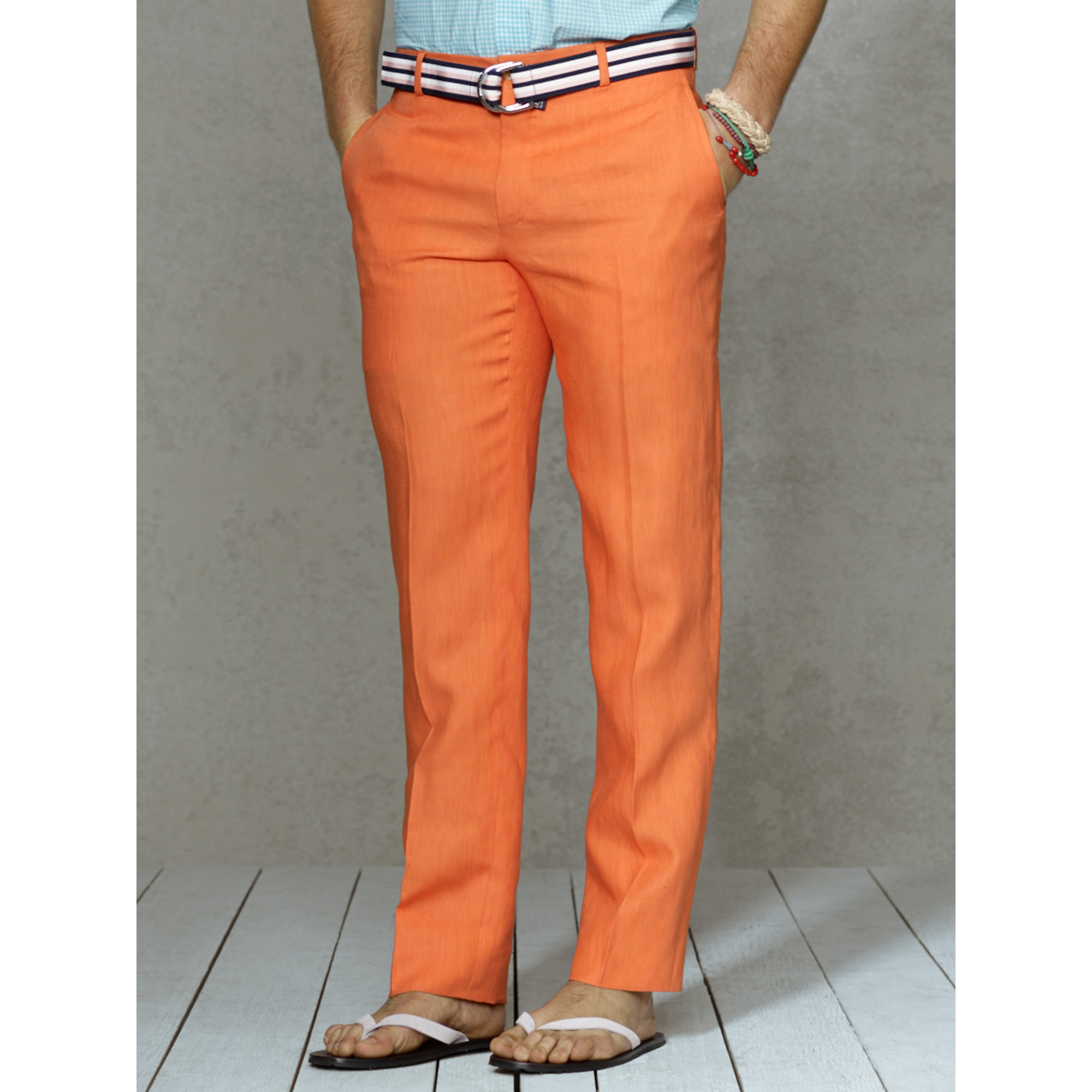 Polo Ralph Lauren Slim-Fit Dress in Orange for Men Lyst