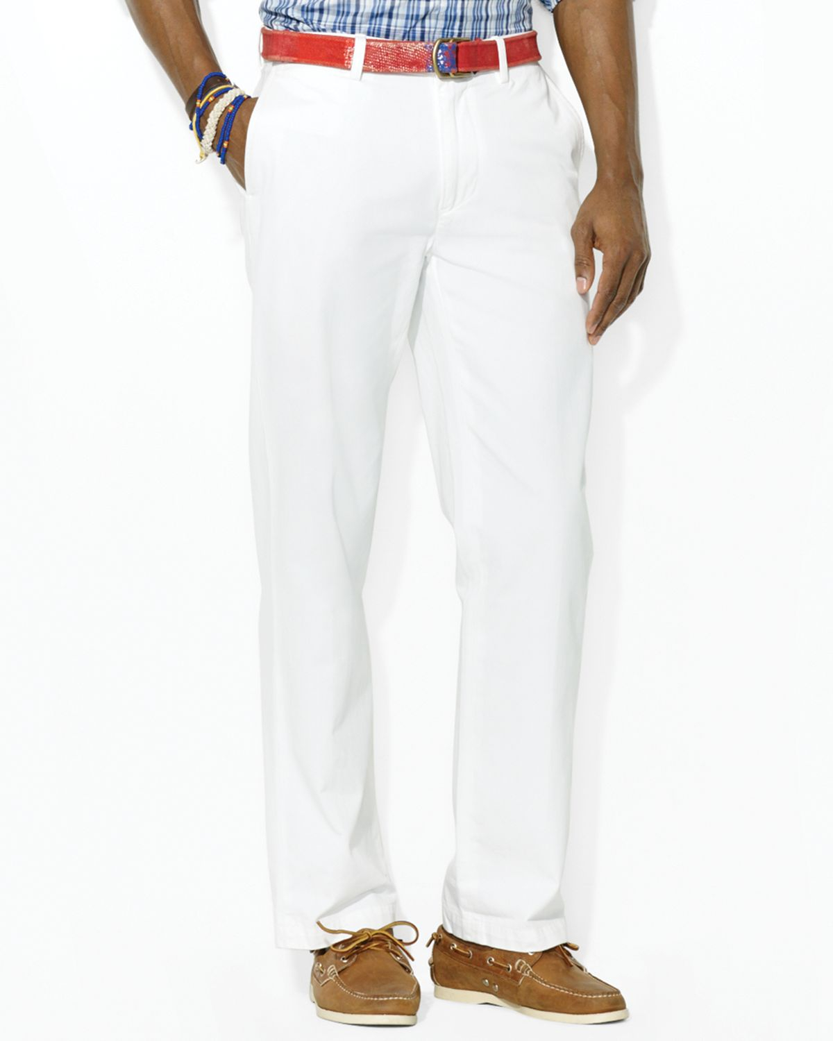 ralph lauren white chino pants