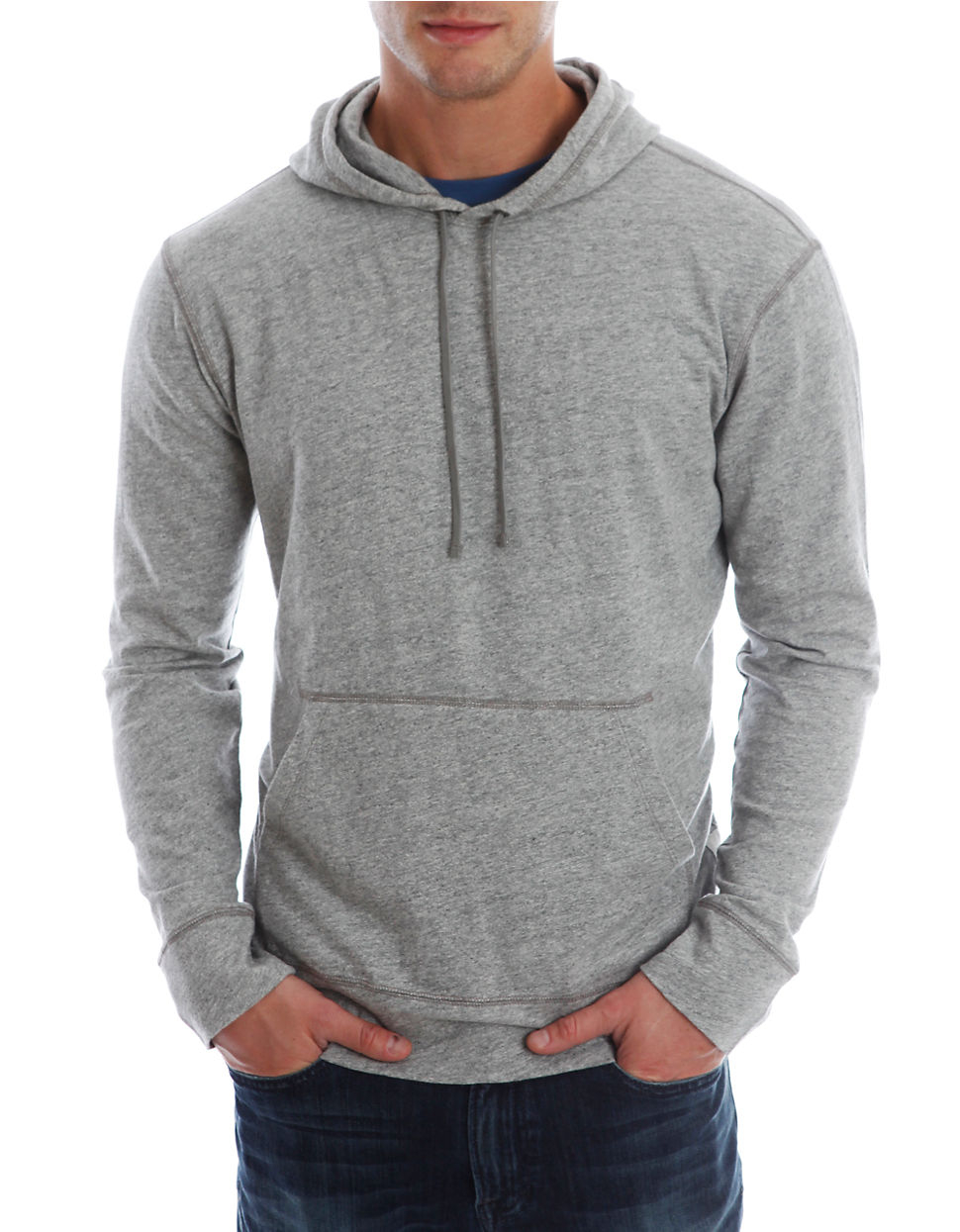 Lucky Brand Grey Label Active Hoodie in Heather Grey (Gray) for Men - Lyst
