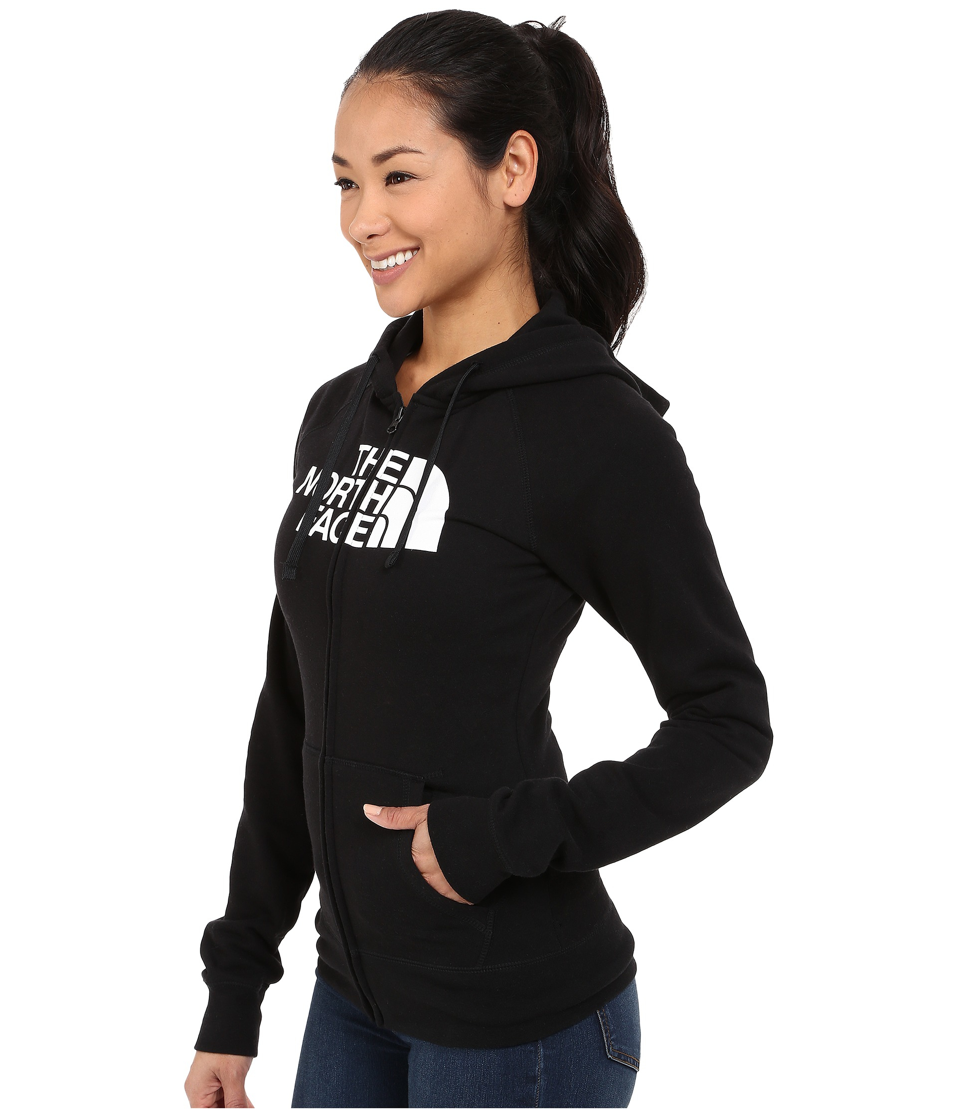 north face half dome hoodie zip