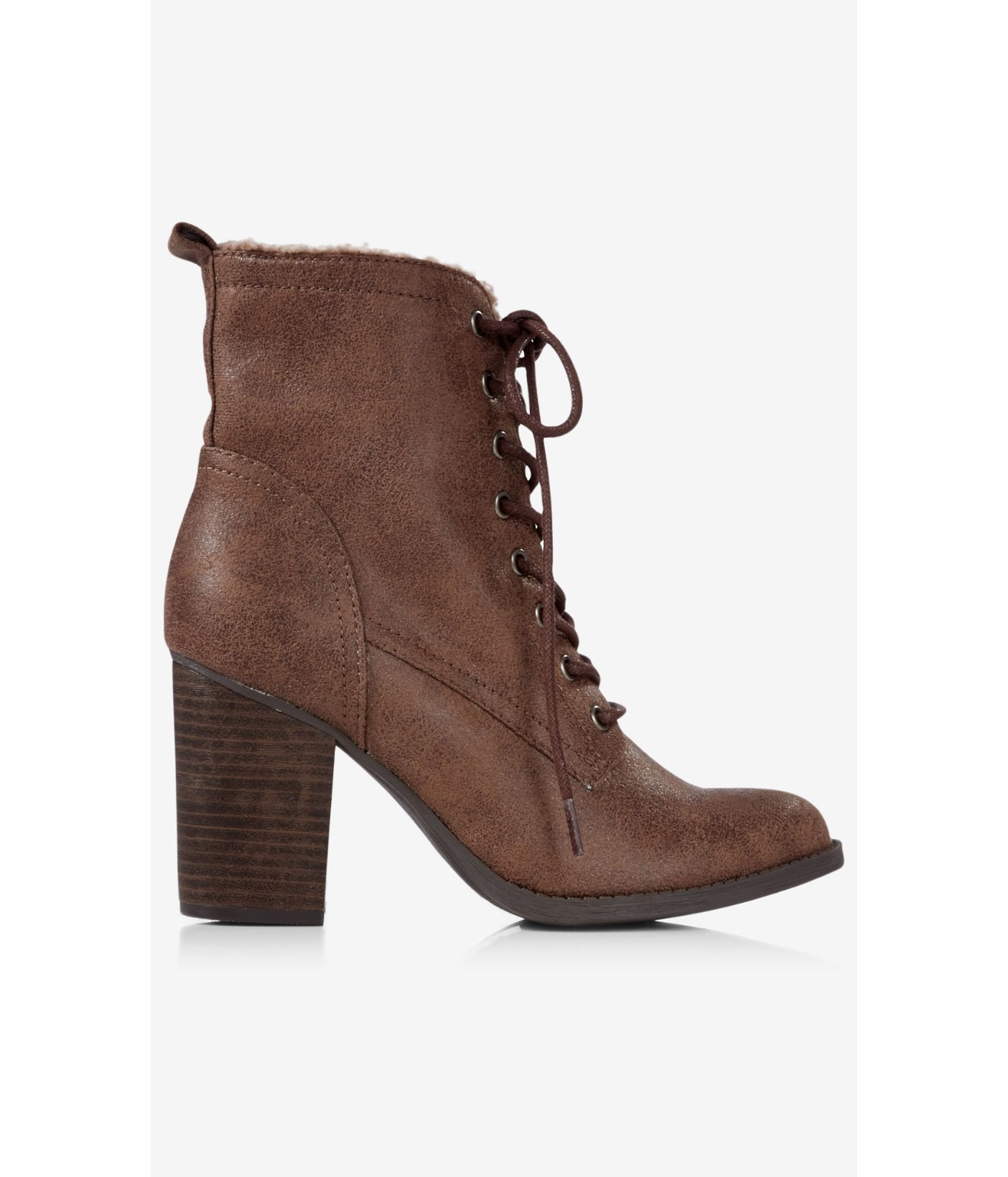 Sherpa Lined Heeled Boot 