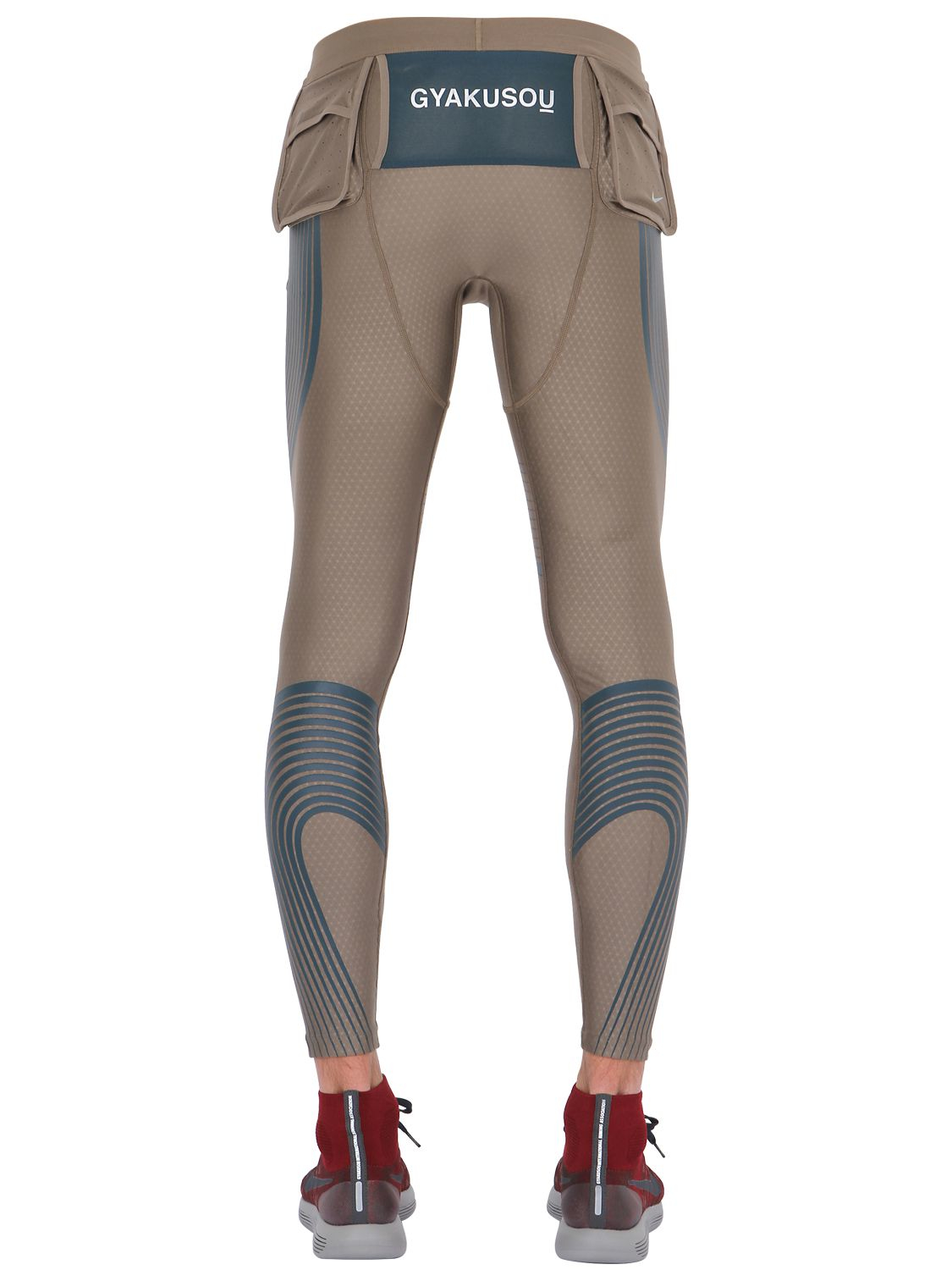 dialect opstelling Markeer Nike Utility Speed Compression Running Tights in Gray for Men | Lyst