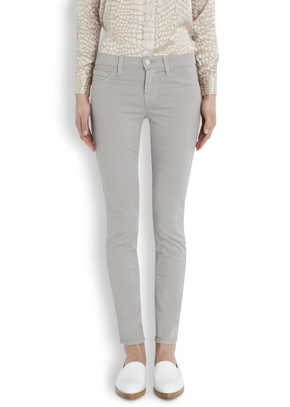 light grey skinny jeans womens