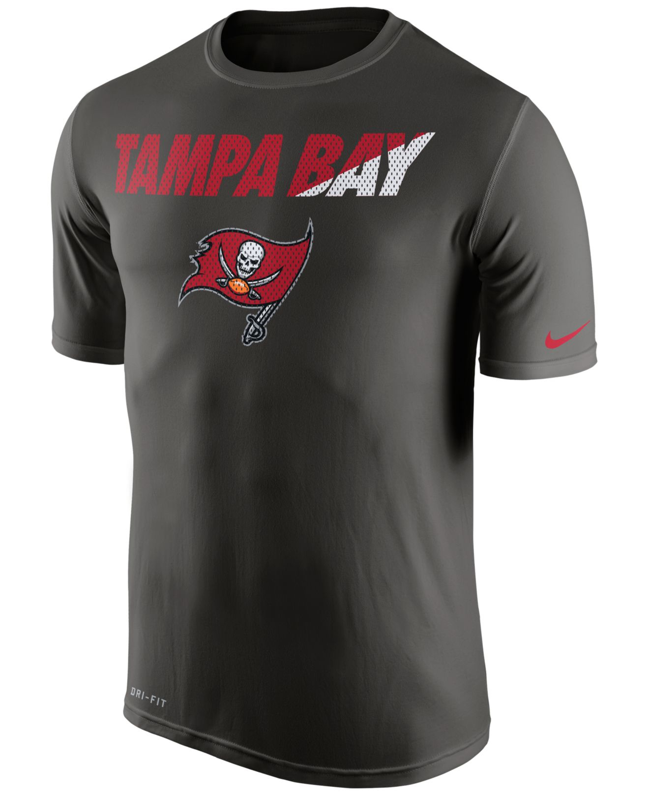 Nike Men's Tampa Bay Buccaneers Legend Staff Practice Tshirt in Gray