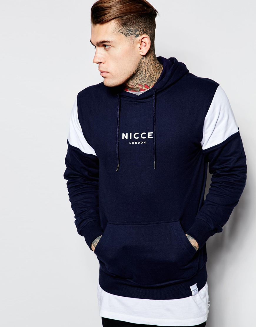 nicce hoodie blue