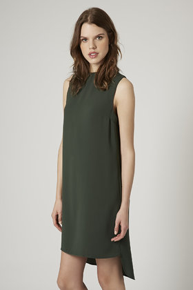 high neck tunic dress