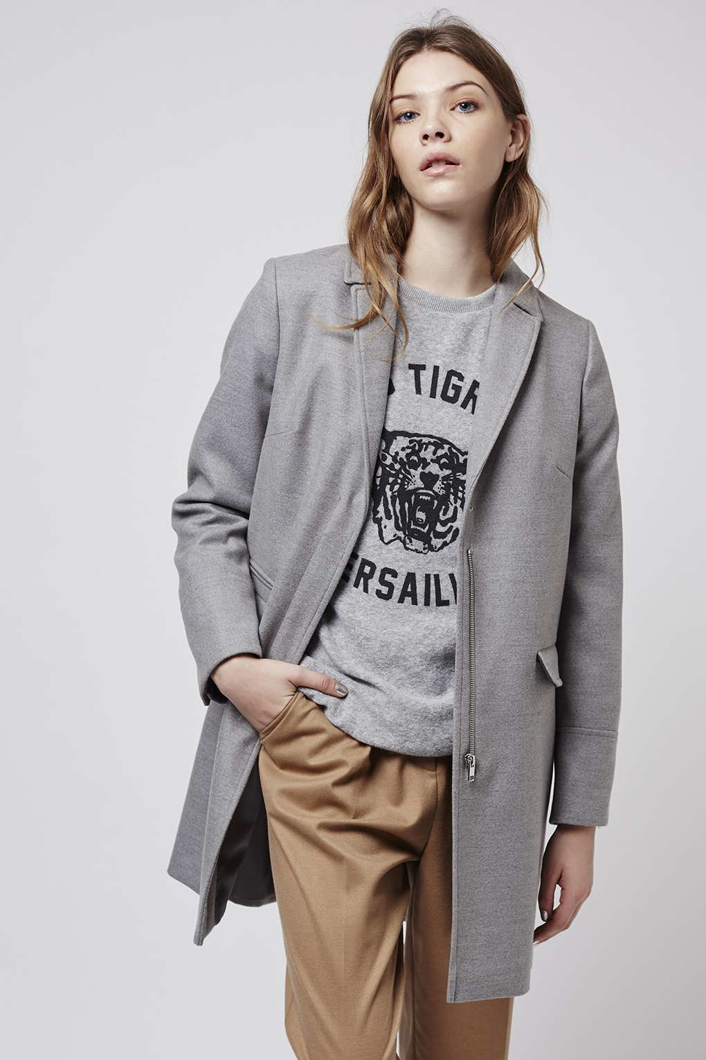 tall grey coat