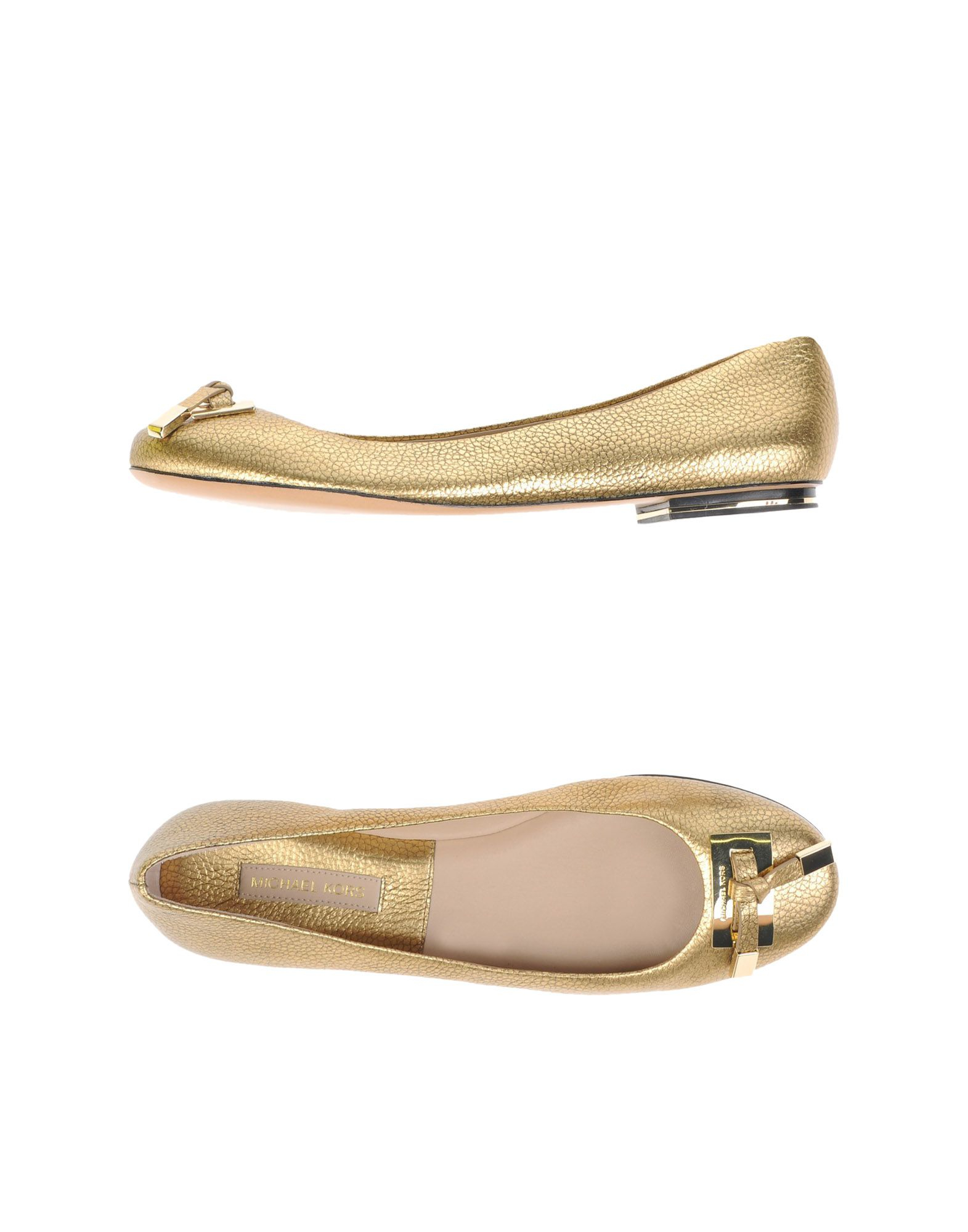 Michael Kors Leather Ballet Flats in 