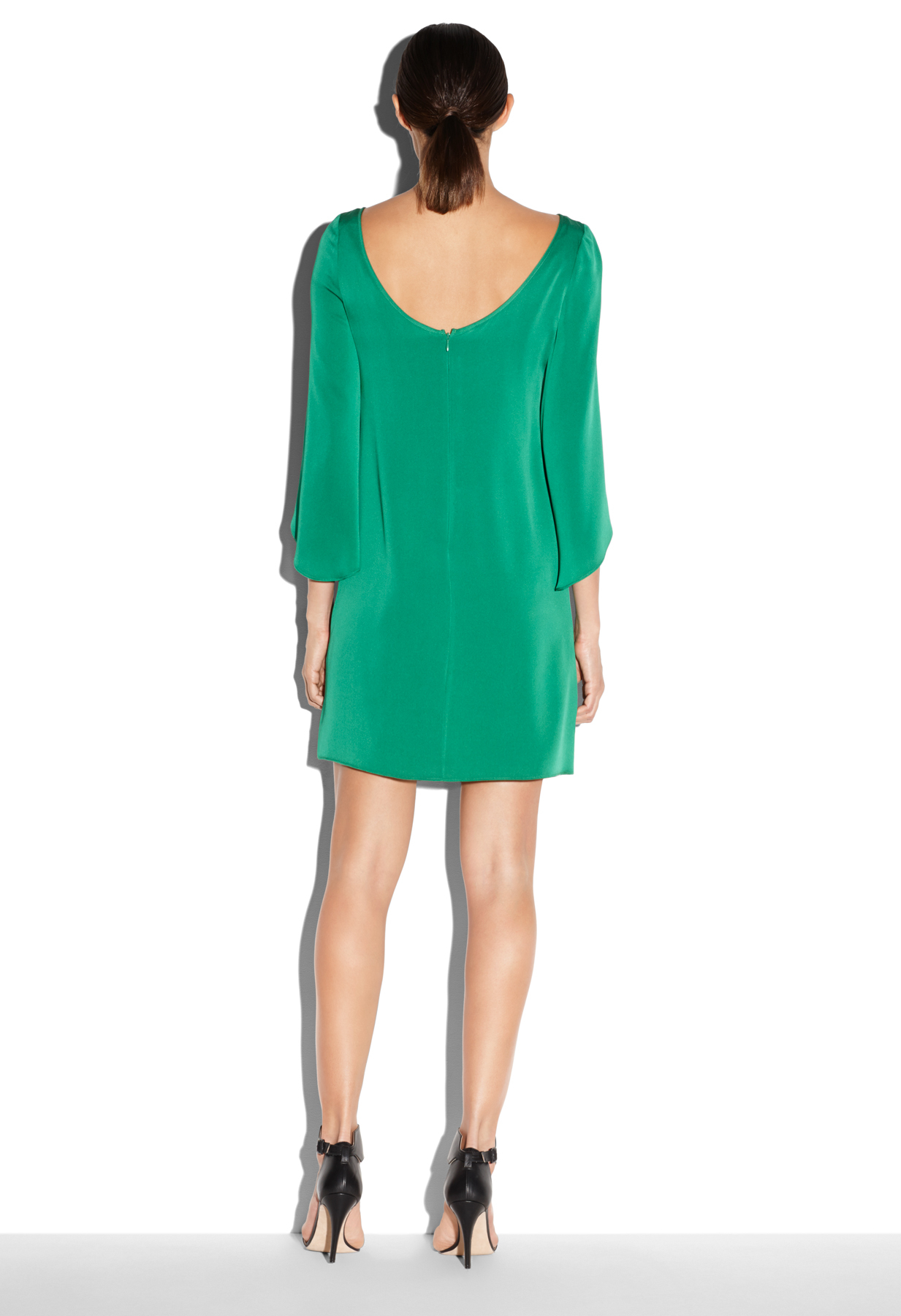 MILLY Butterfly Dress in Emerald (Green) Lyst