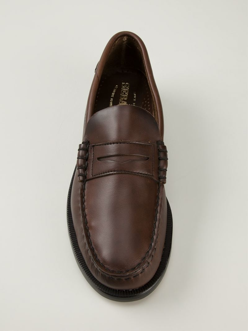 Sebago Classic Loafers in Brown for Men - Lyst