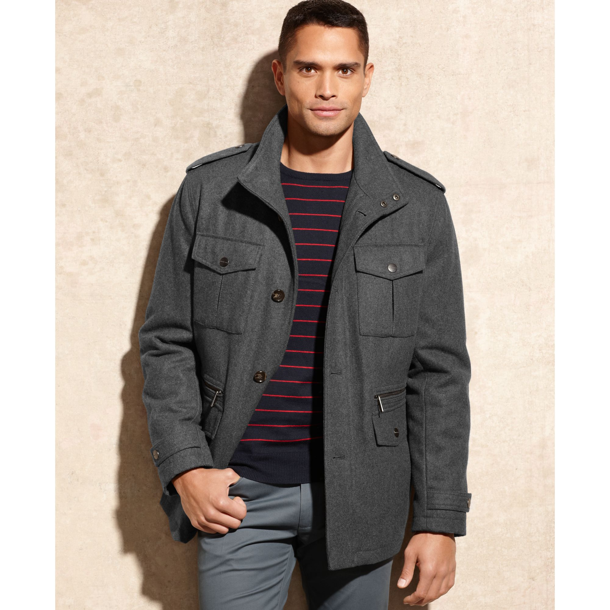 michael kors field coat