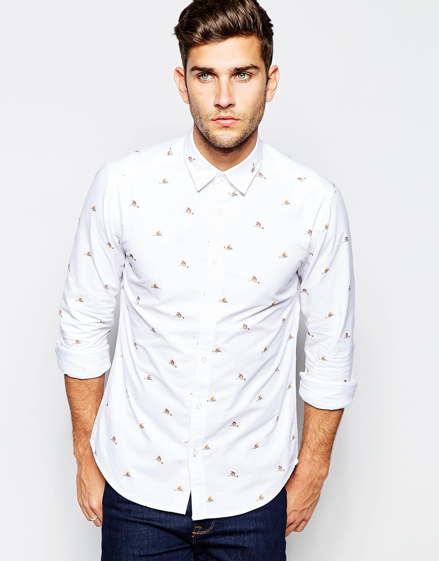 esprit slim fit shirt