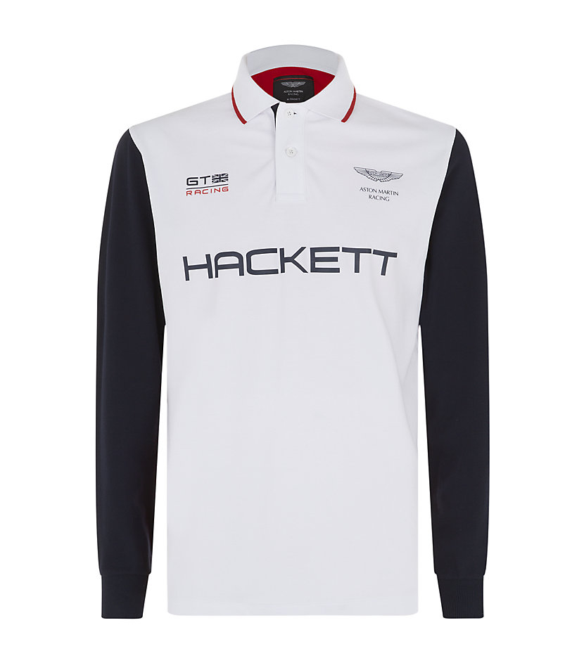 hackett long sleeve polo