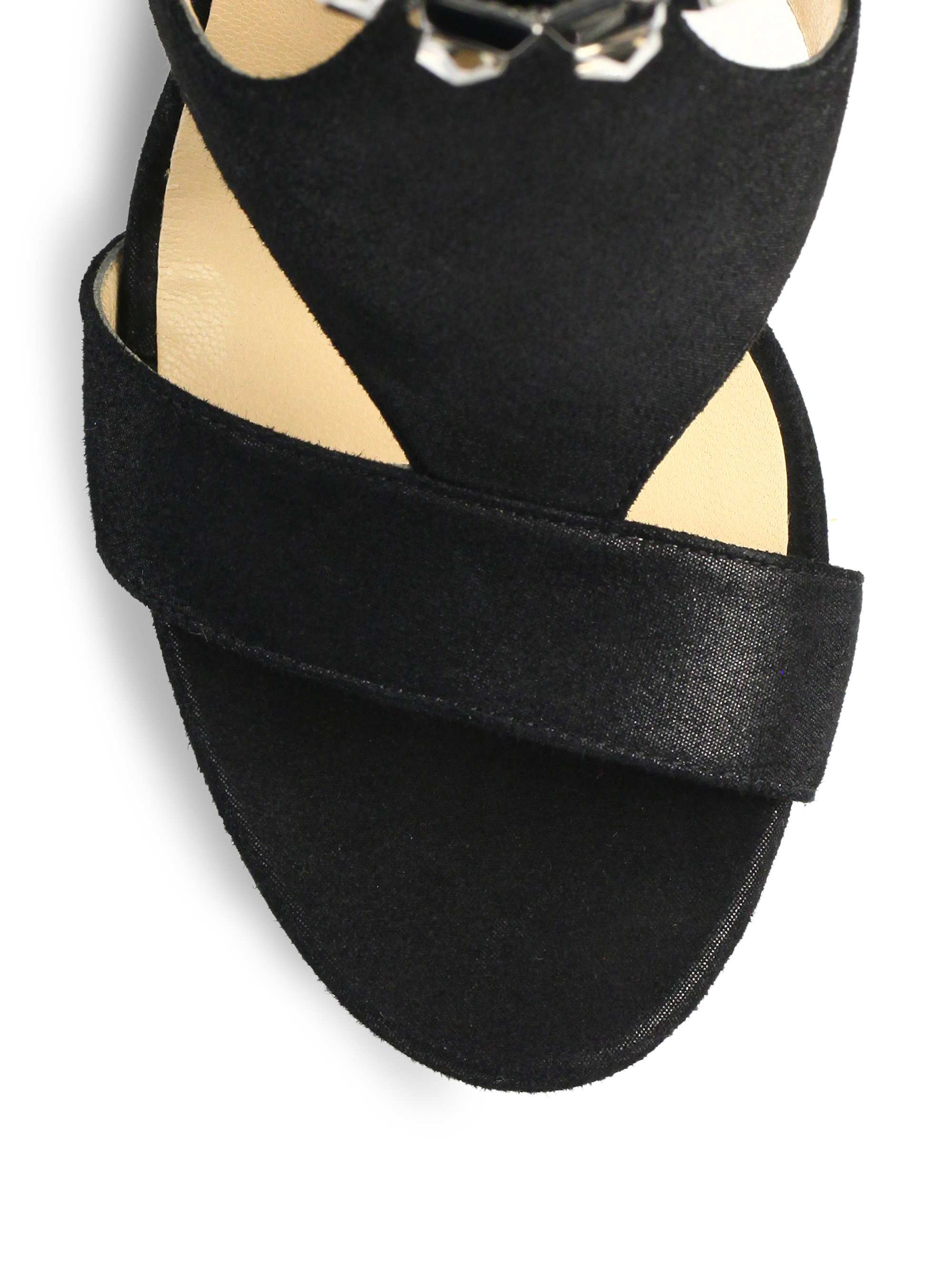 jimmy choo crystal strap