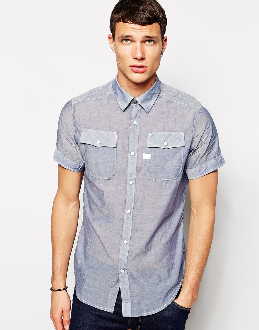 g star short sleeve shirt