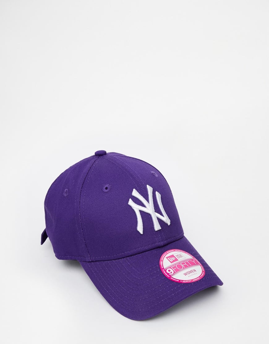 New York Yankees violett New Era 9Forty Kinder Cap 