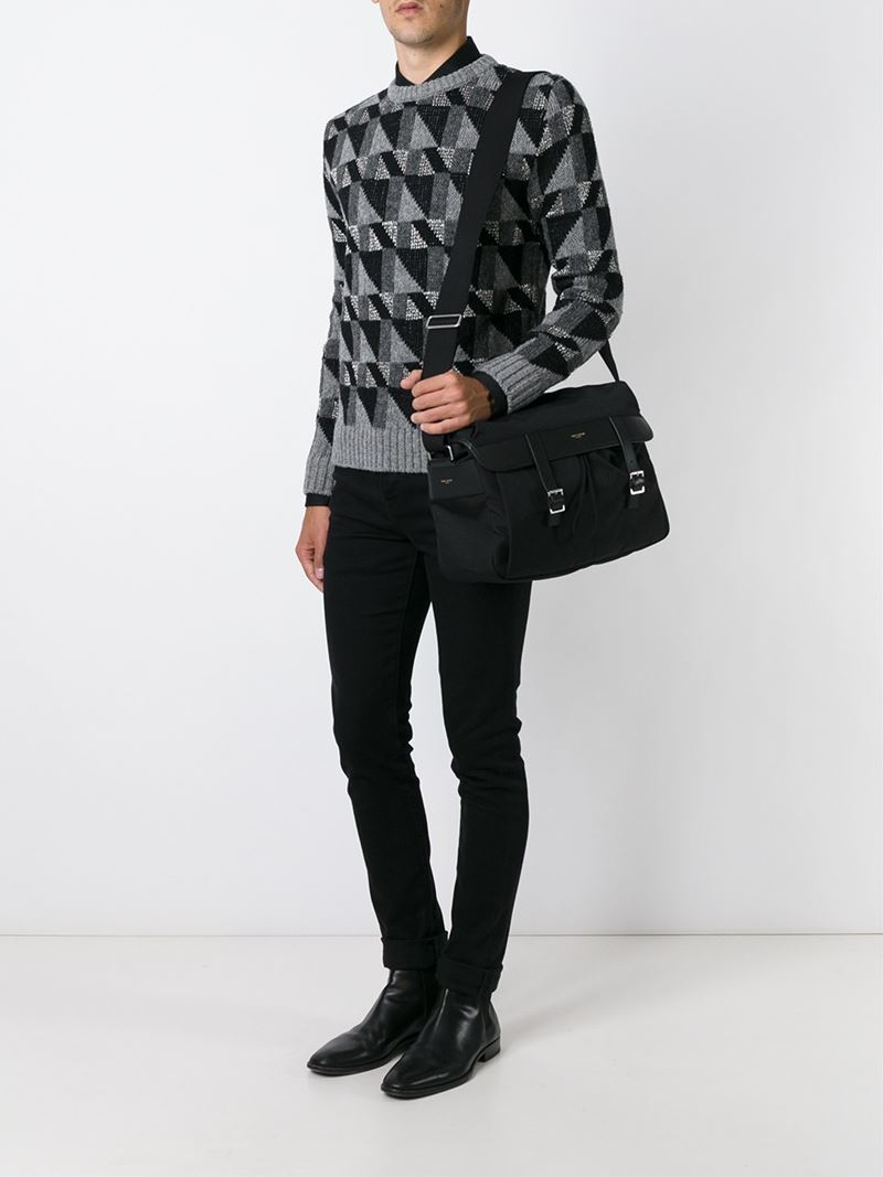 saint laurent messenger bag mens
