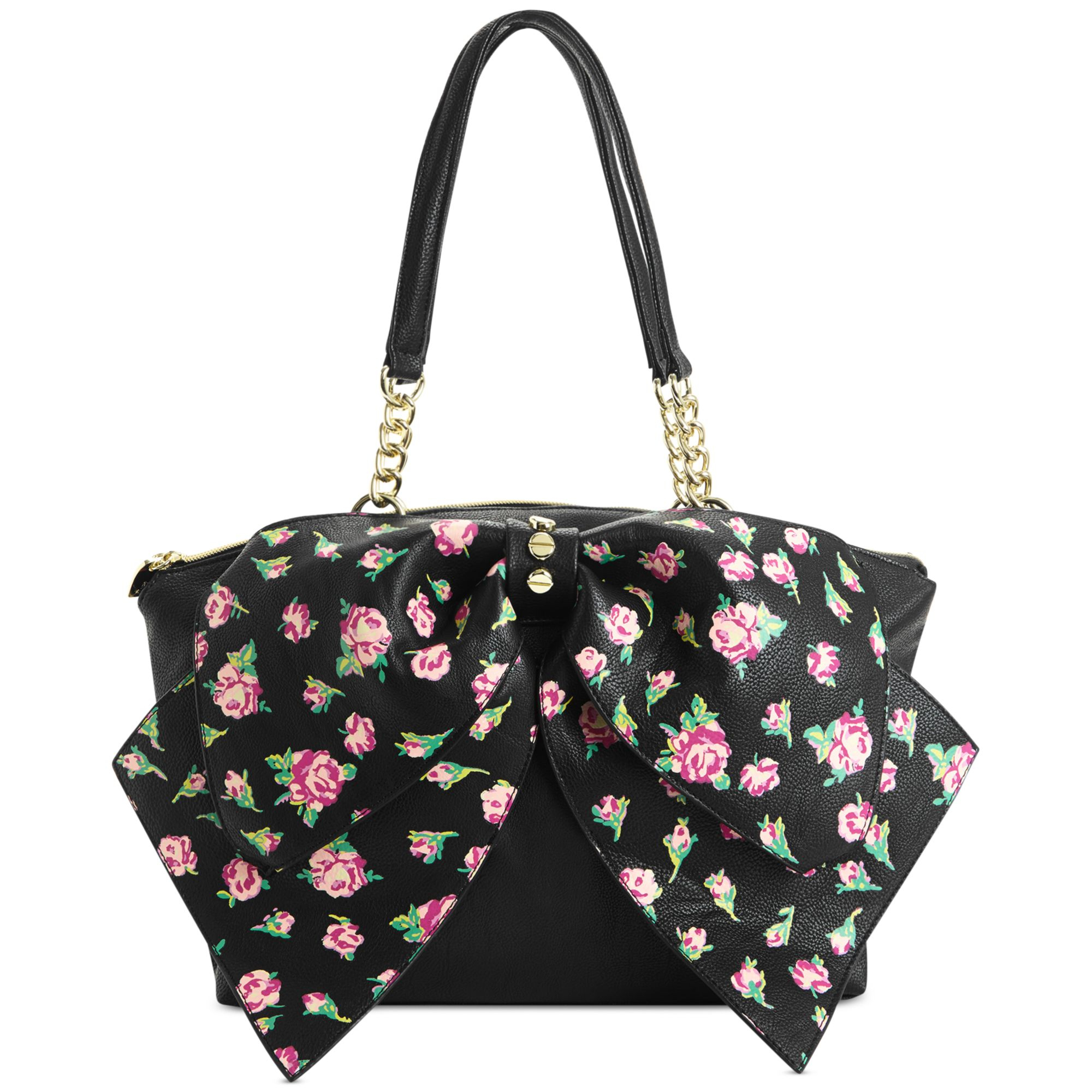 betsey johnson bow satchel