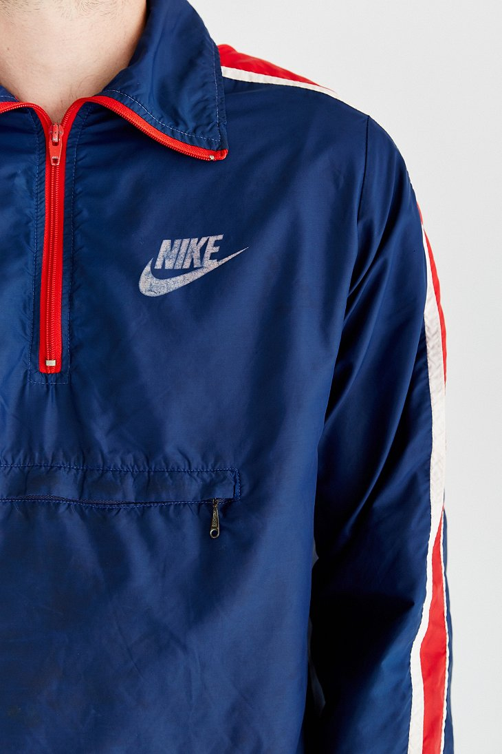 Without Walls Vintage Nike Racing Stripe Windbreaker Jacket in Navy (Blue) for Men - Lyst