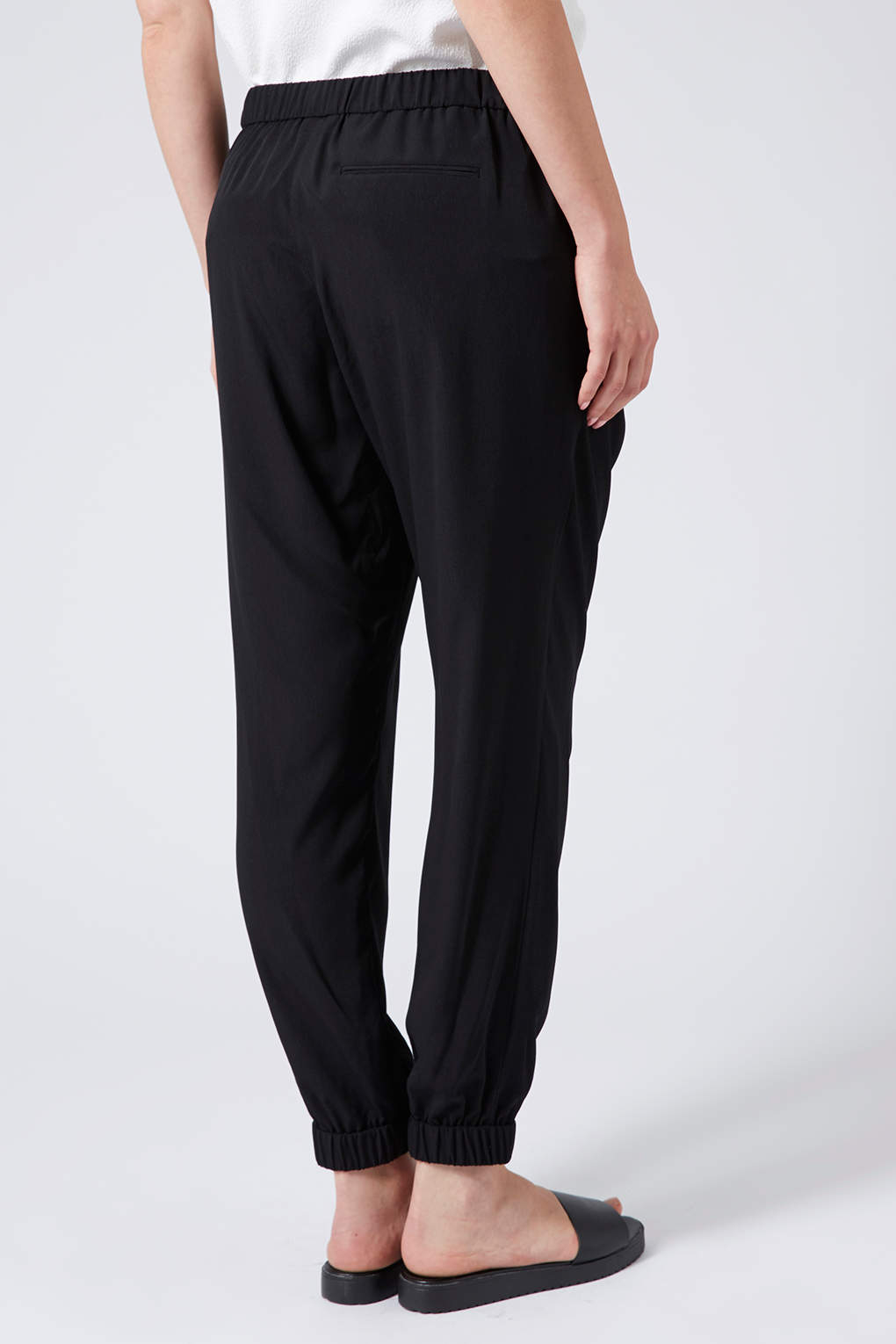 TOPSHOP Womens Maternity Luxe Cuff Joggers Black - Lyst