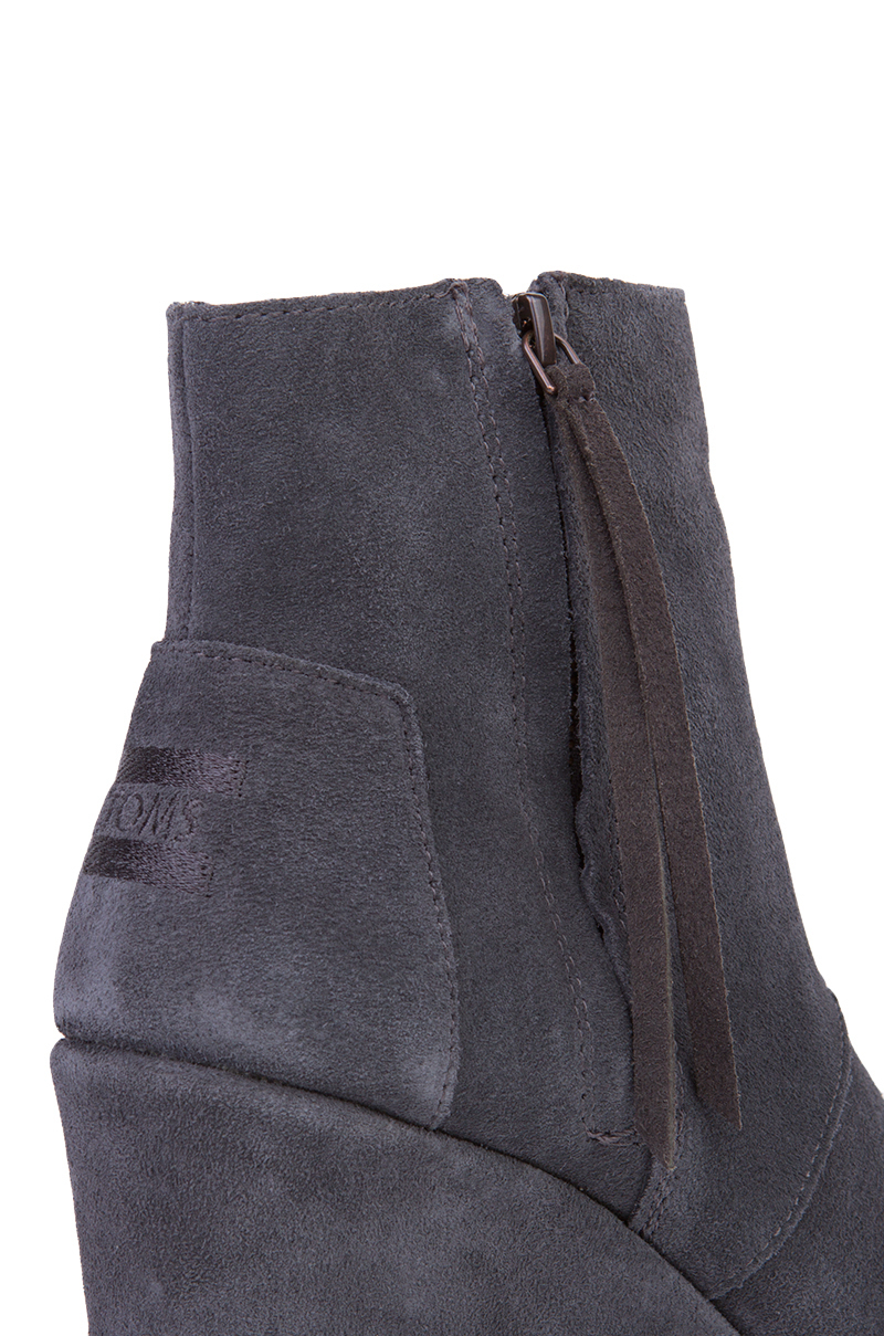 TOMS Suede Women's Desert Wedge High 