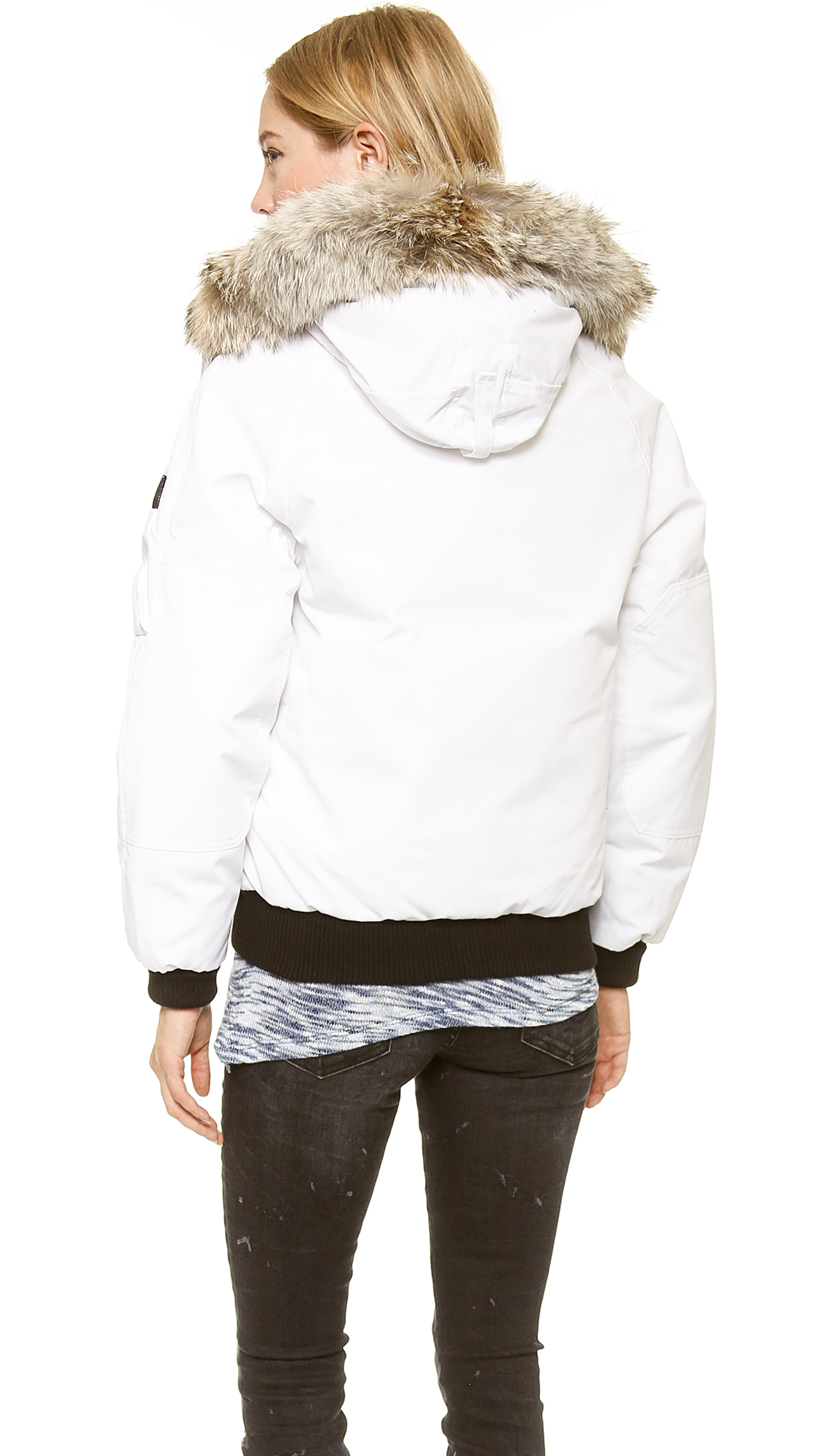 canada goose womens white jacket