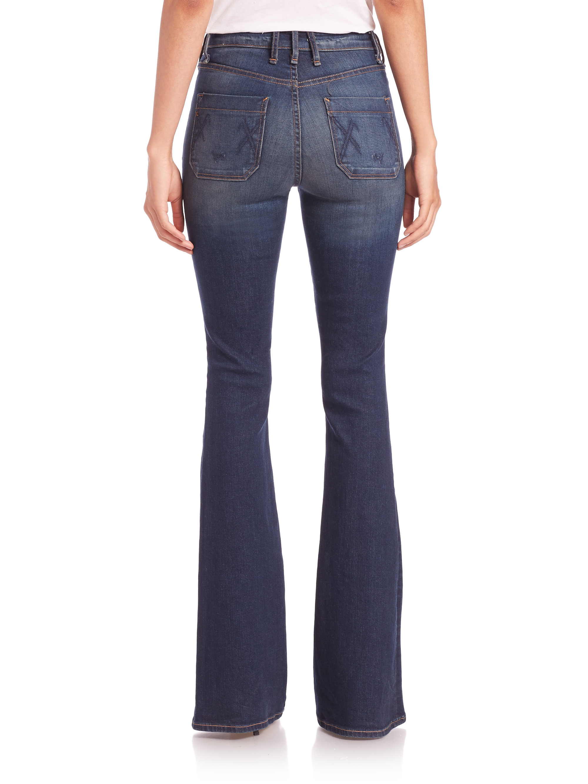 Lyst - Mcguire Yachtie Button-front Flared Jeans in Blue
