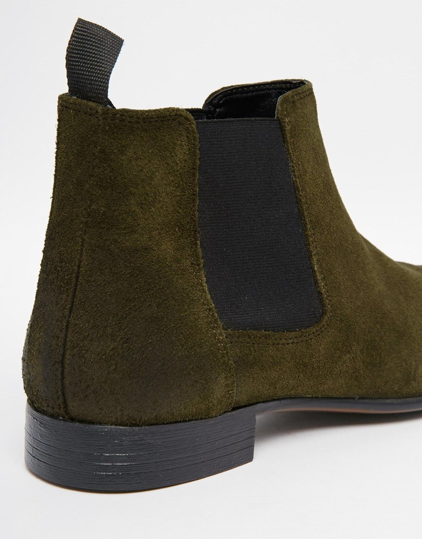 khaki chelsea boots womens