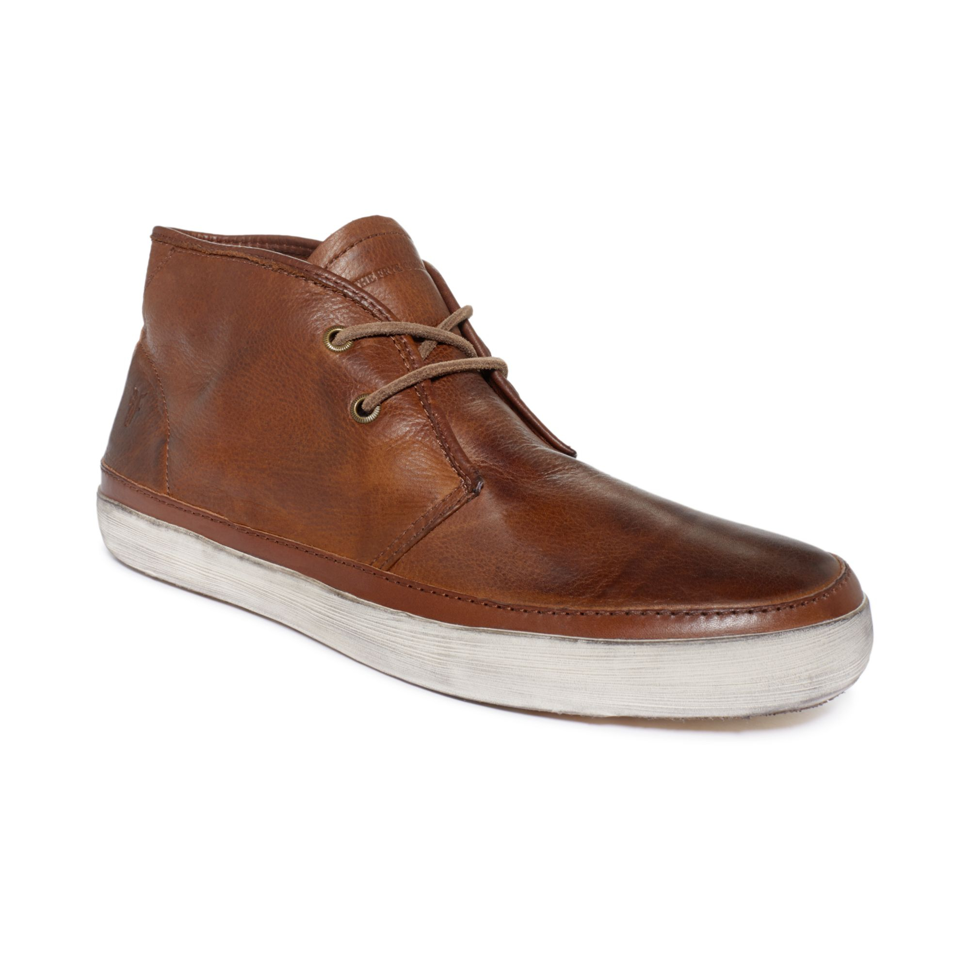 Frye Gavin Soft Vintage Leather Chukka Boots in Cognac (Brown) for Men ...