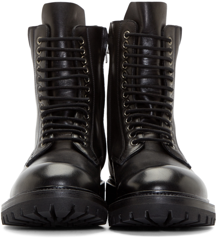 Rick Owens Black Goodyear Flex Combat 