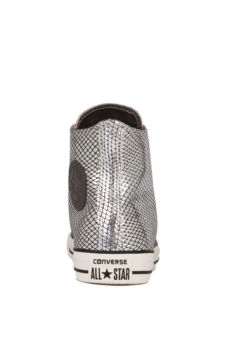 Lyst - Converse Chuck Taylor All Star Leather Snake-Embossed High Top ...