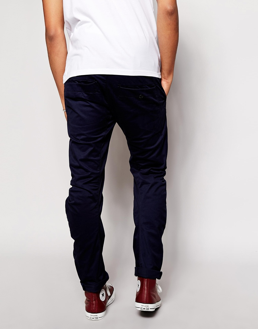 G-star raw Chinos Bronson 3d Slim Fit Stretch Micro Twill in Blue for ...