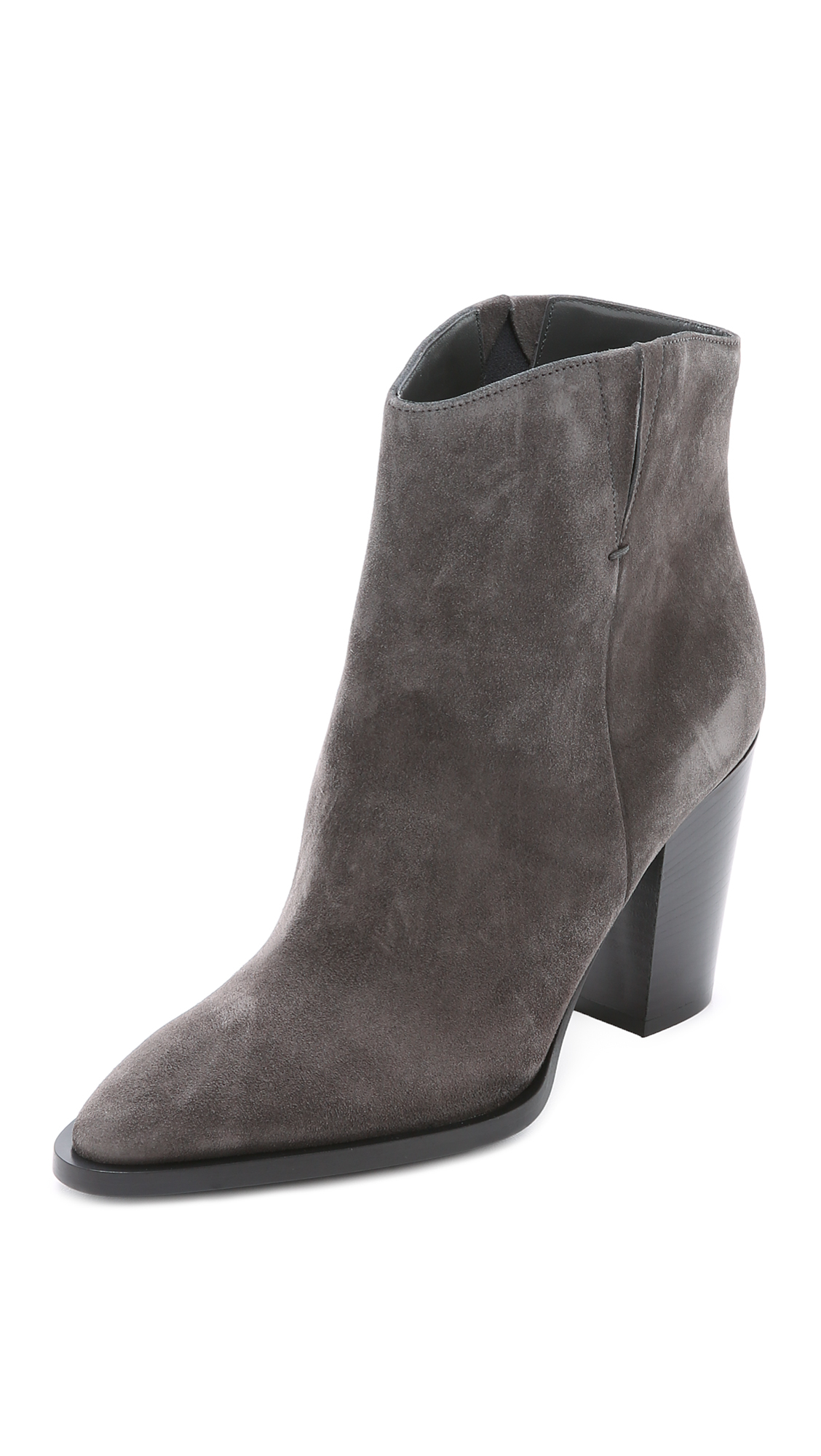 vince suede booties