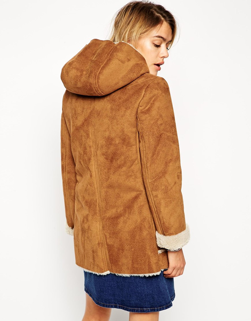petite shearling coat