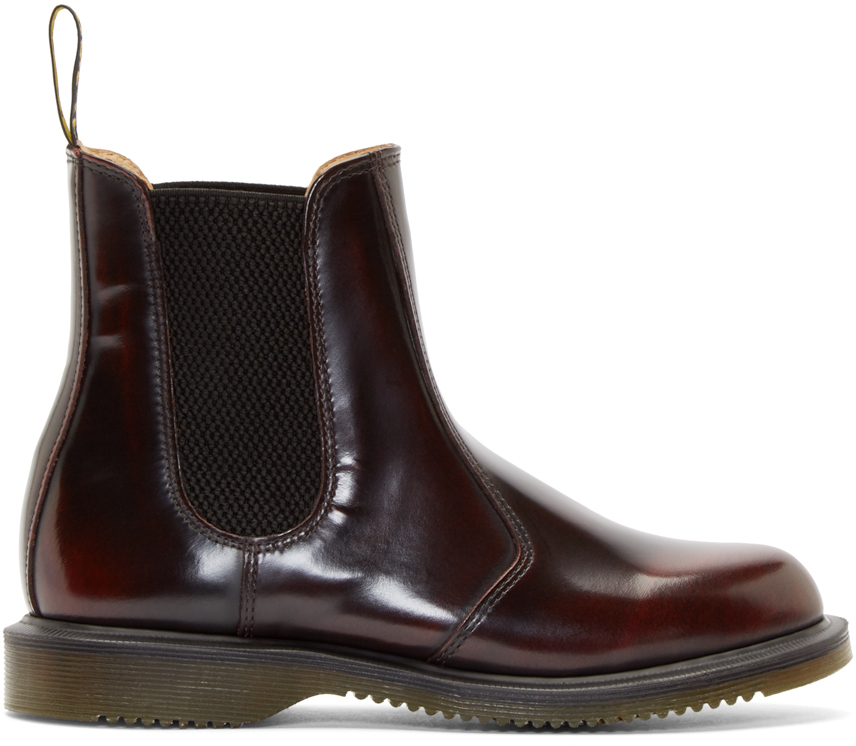 dr martens flora red