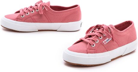 Superga Cotu Classic Sneakers - Crystal Azul in Pink (Dusty Rose) | Lyst