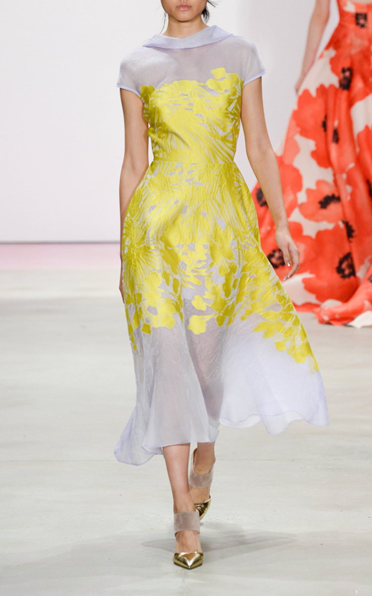 lela rose yellow dress