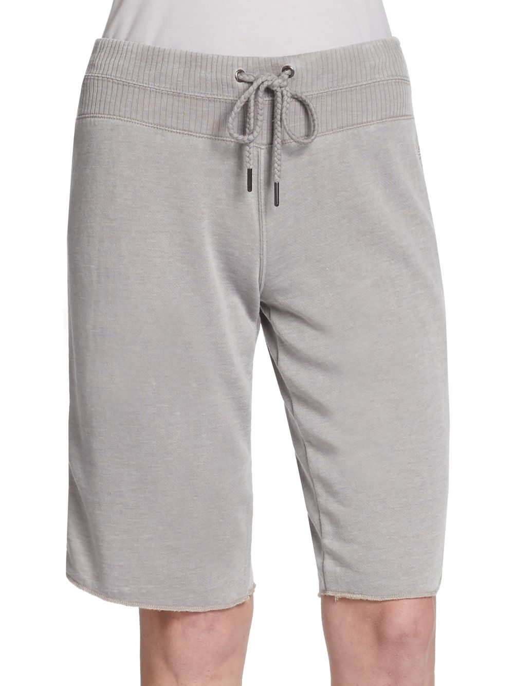 Calvin Klein Cottonblend Bermuda Shorts in Gray - Lyst