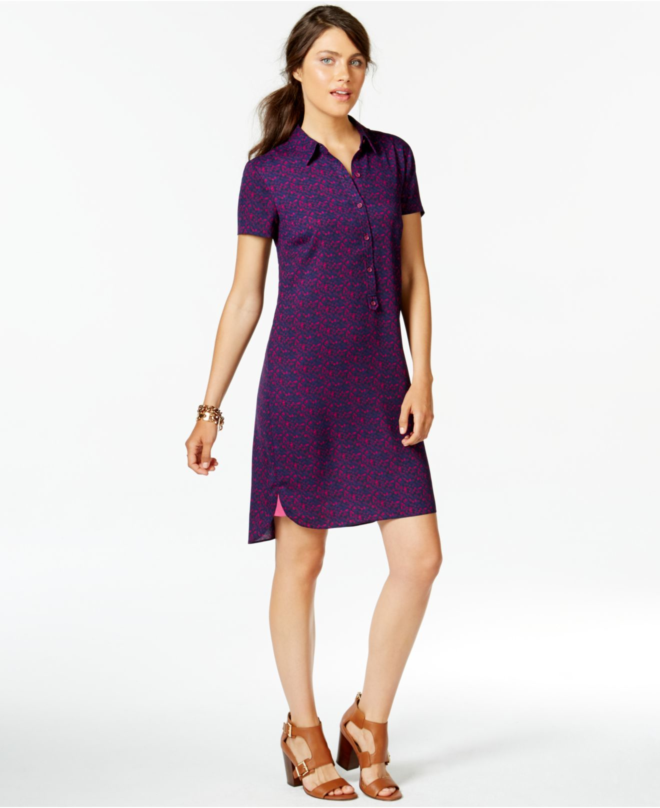 Tommy Hilfiger Printed Polo Dress in 