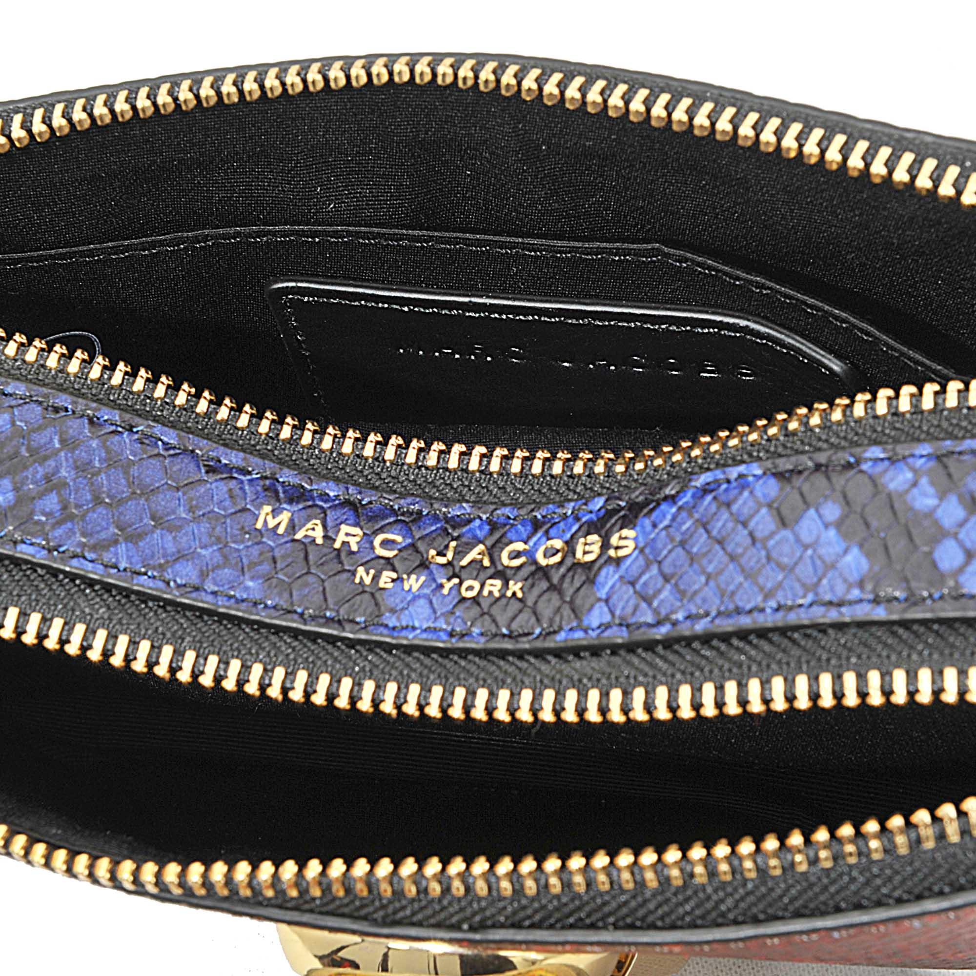 Lyst - Marc Jacobs Snapshot Snake Small Camera Bag in Blue