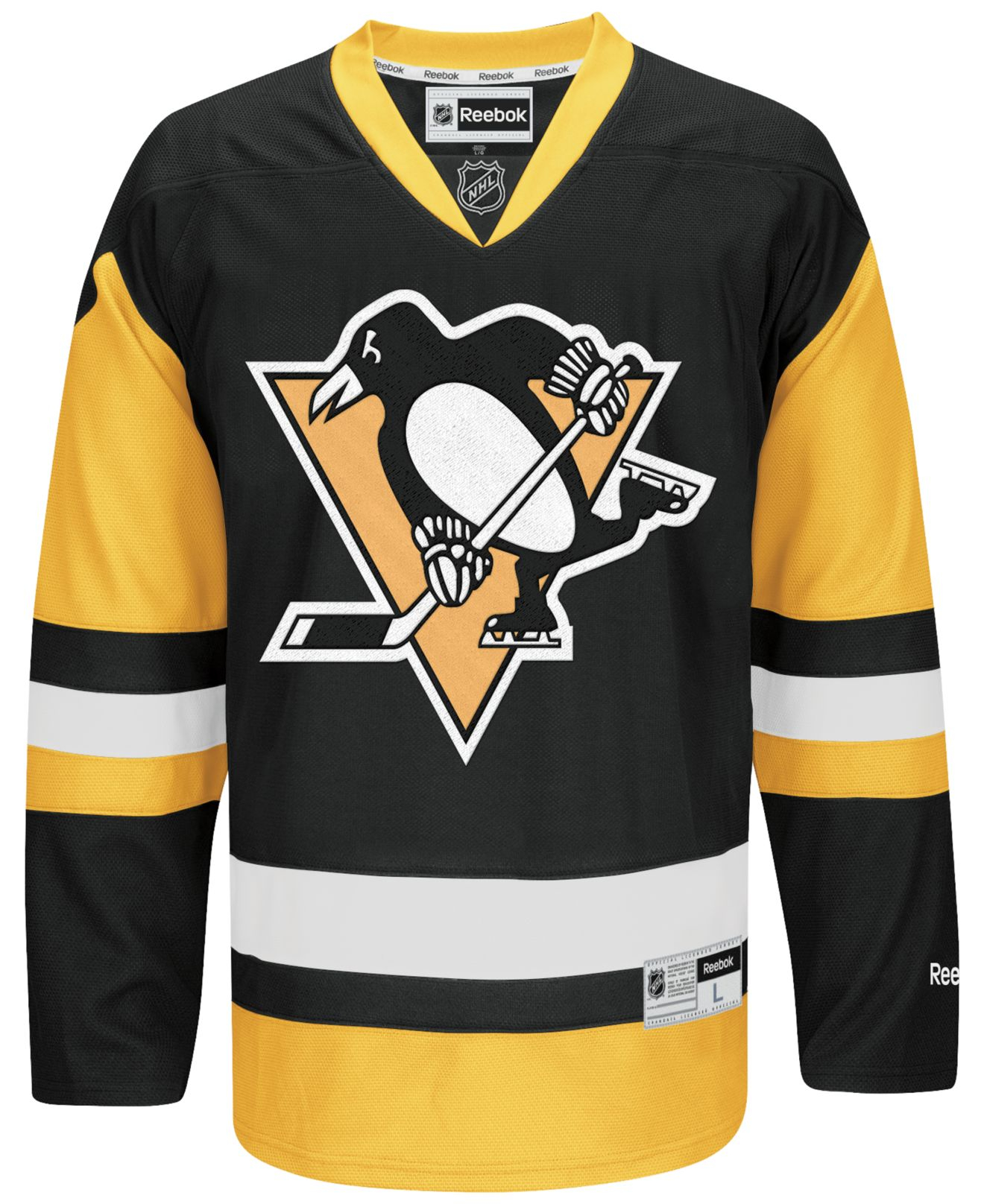 Nike Reebok Men's Pittsburgh Penguins Premier Jersey in Black for Men