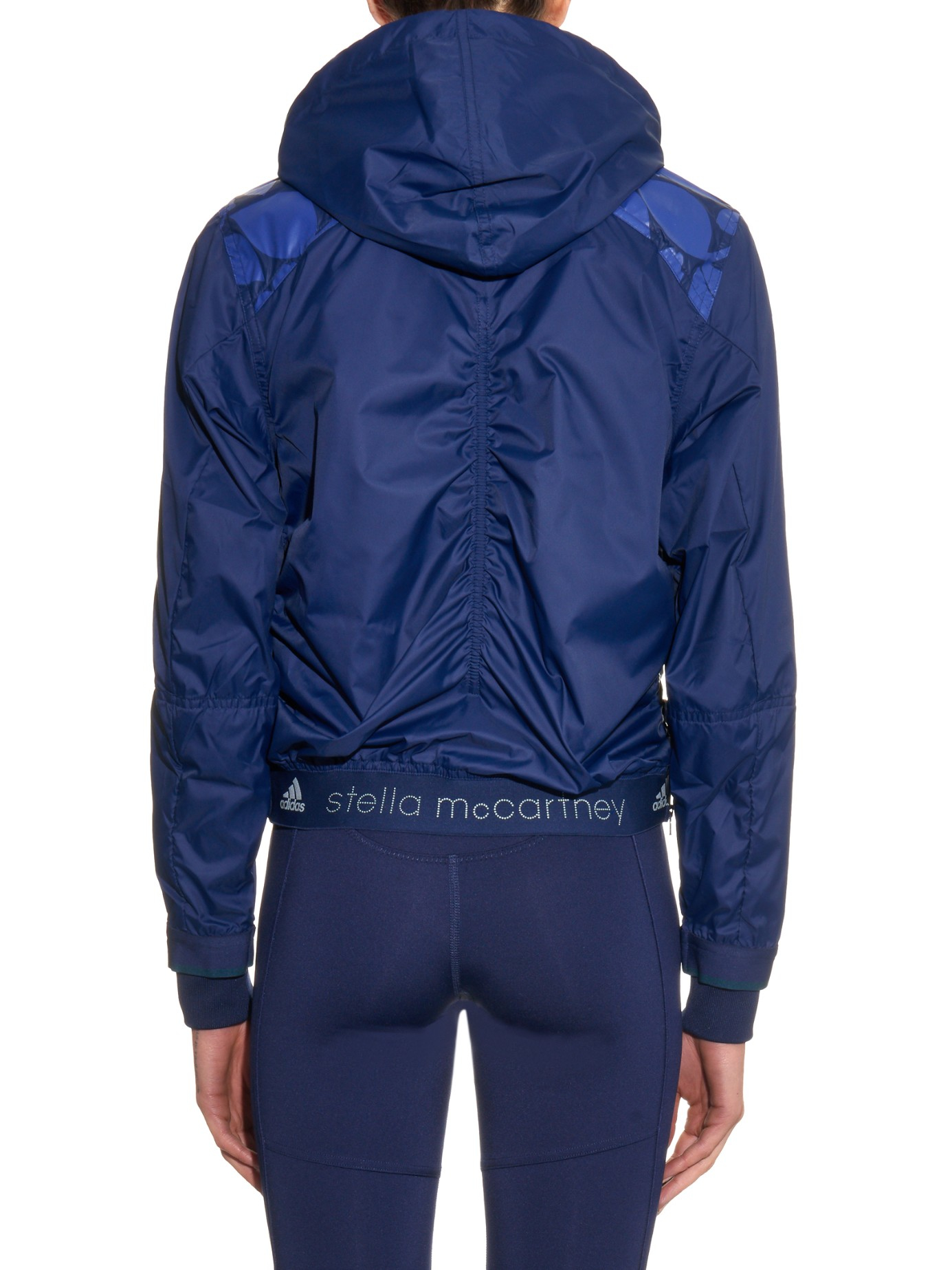 adidas By Stella McCartney Printed-Shoulder Performance Jacket in Blue |  Lyst